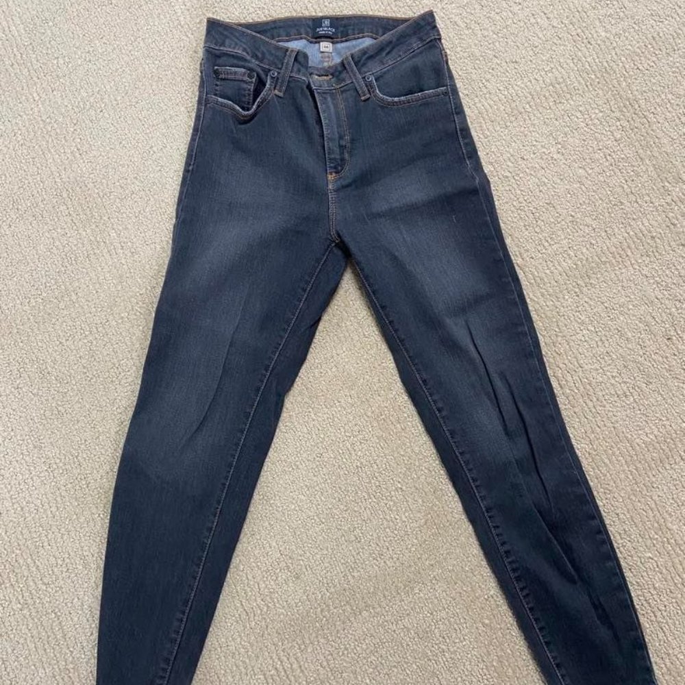 Just black grey jeans